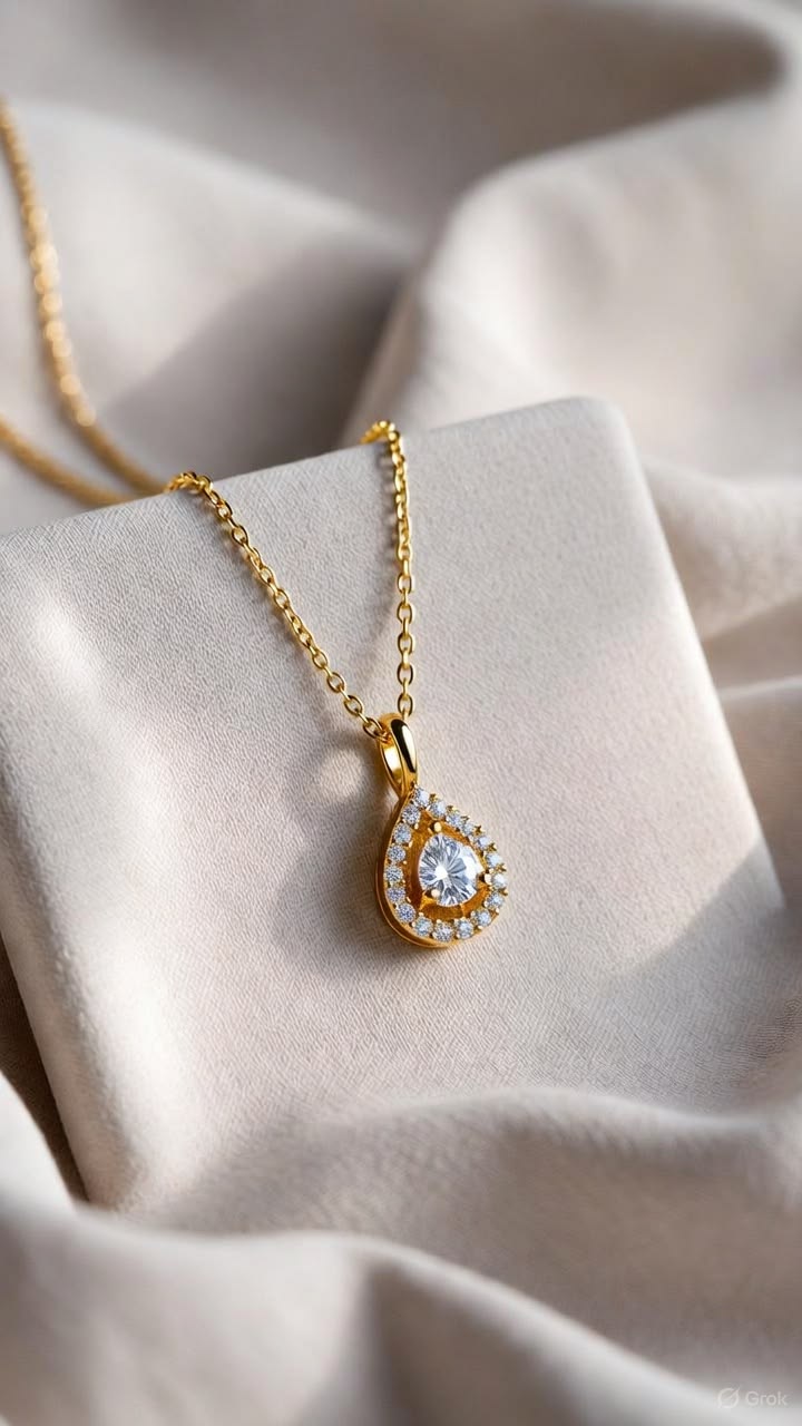 Gold Heart Necklace - Minimal Chic