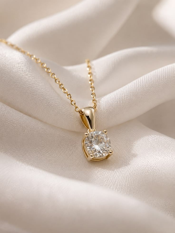 Gold Heart Necklace - Minimal Chic
